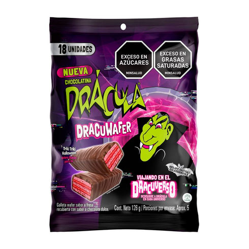 CHOCOLATINA DRACULA 18U 126G DRACUWAFER